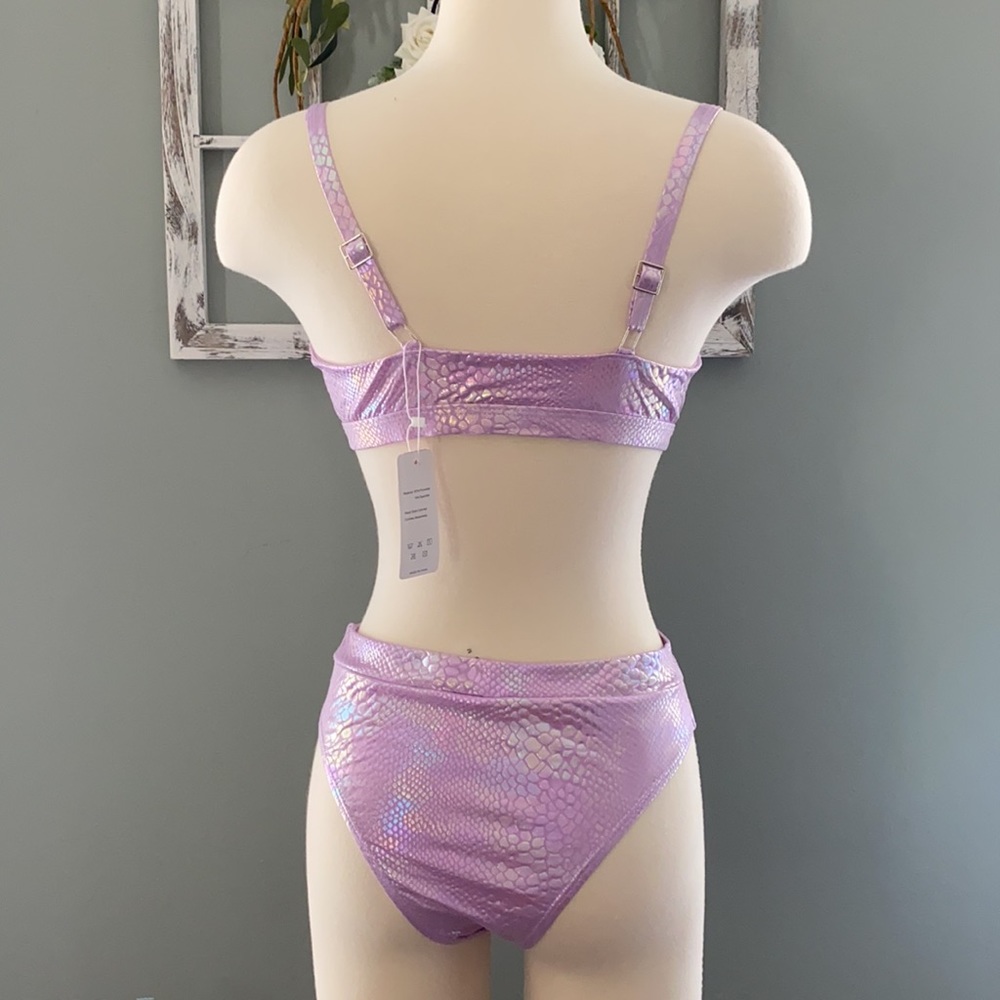 EJsoyo  Bikini Set Purple Size M - Picture 2 of 6